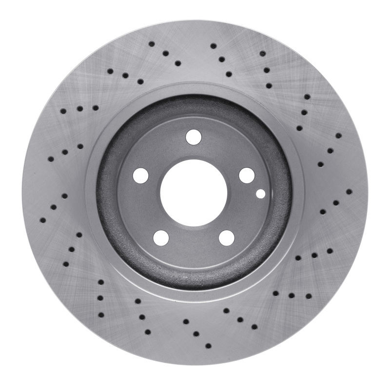 Mercedes-Benz E500 Brake Rotor (1) - Front - R1 Concepts - Drilled - `03-`12